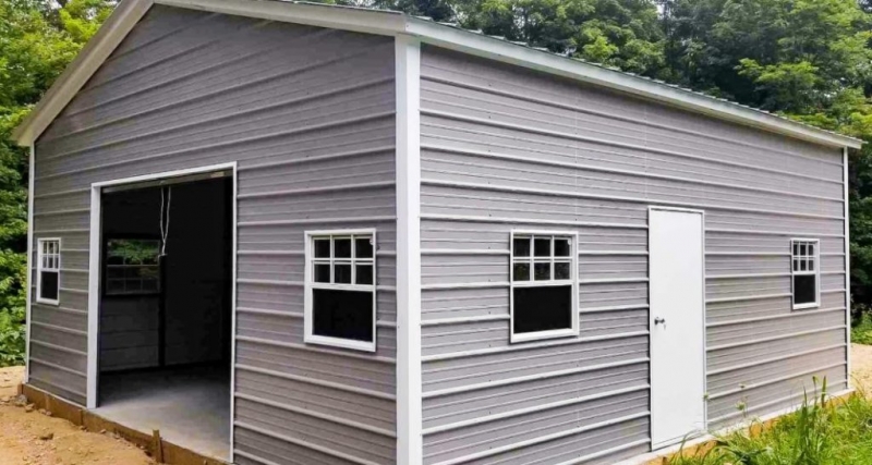 Create a Home Gym with a Metal Shed