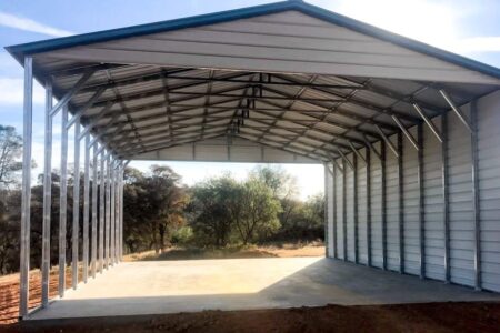 Is a Carport with Sides Just a Large Shed?