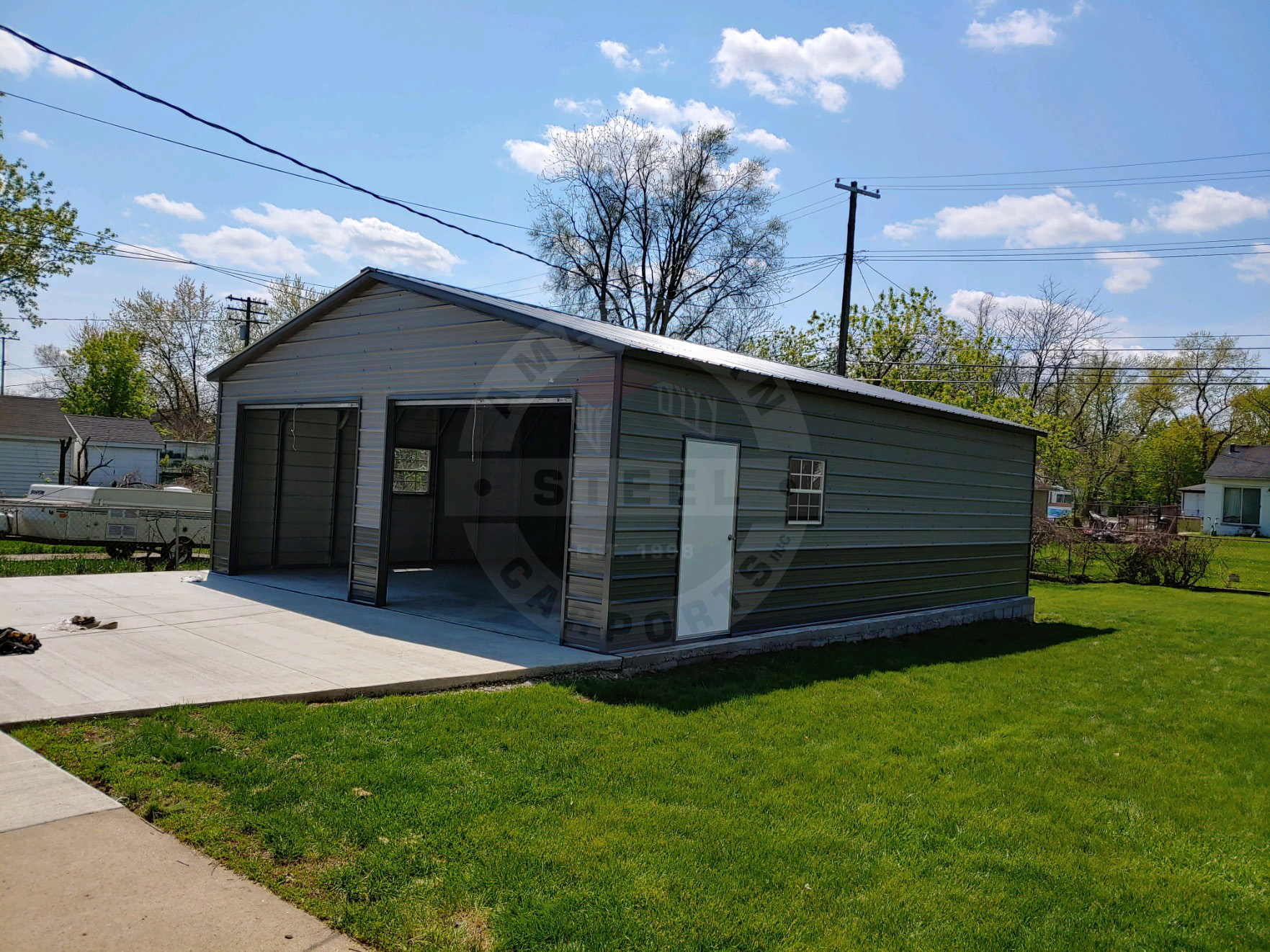 Manchester KY Steel Metal Garage