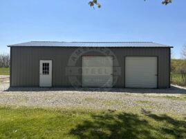Edmonton KY Steel Metal Garage