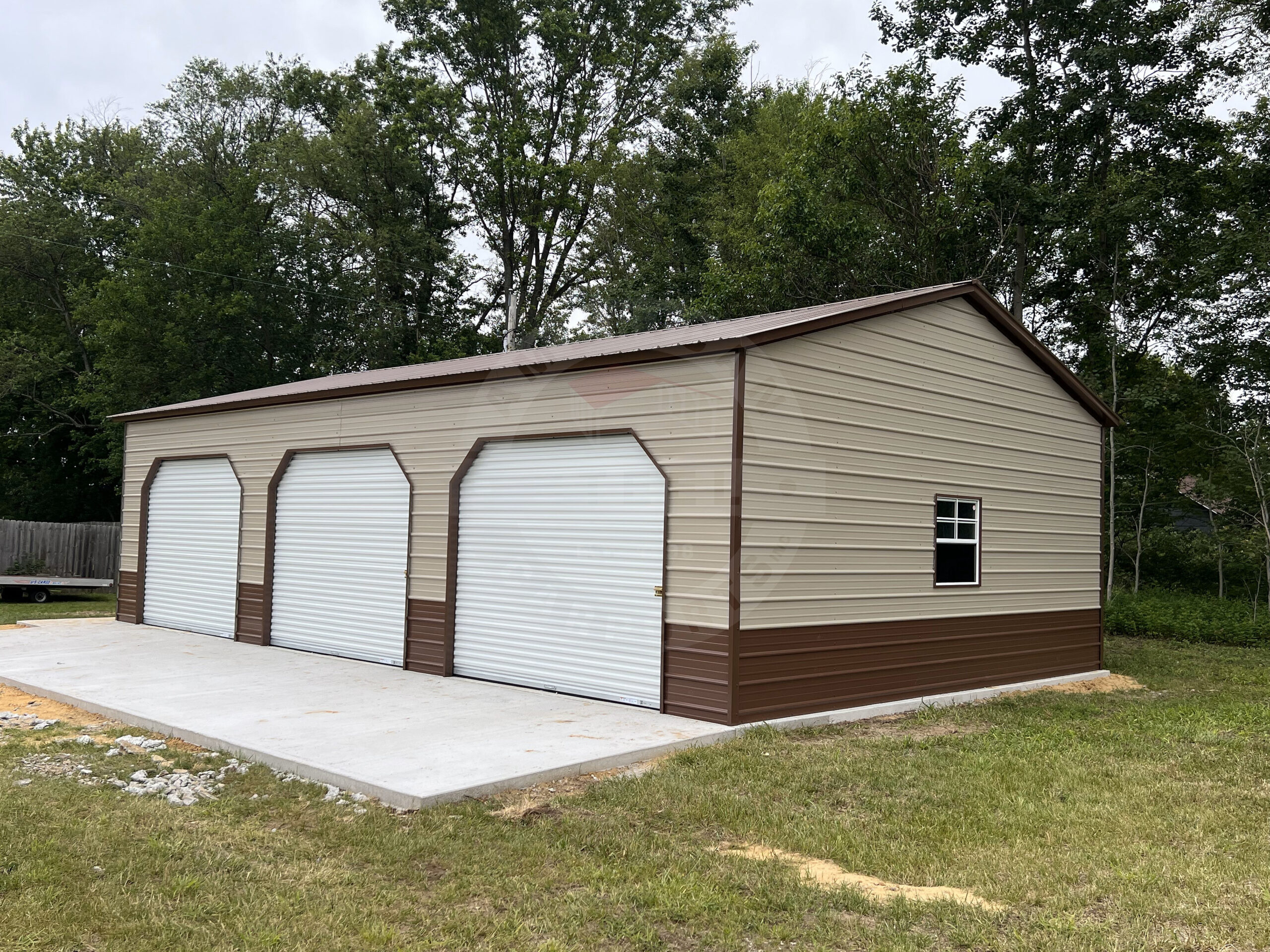 City of Canton OH Steel Metal Garage