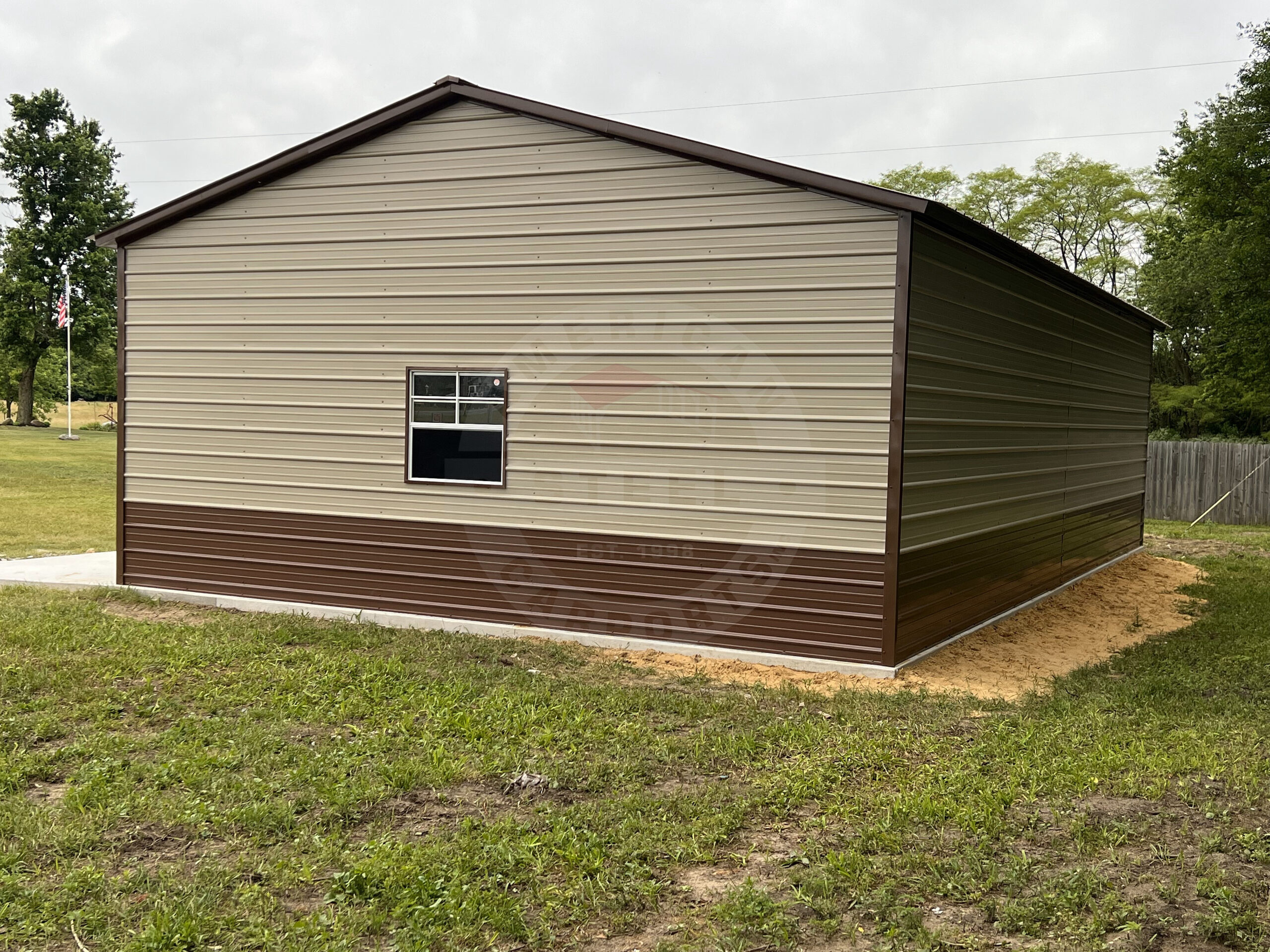 City of Canton OH Steel Metal Garage
