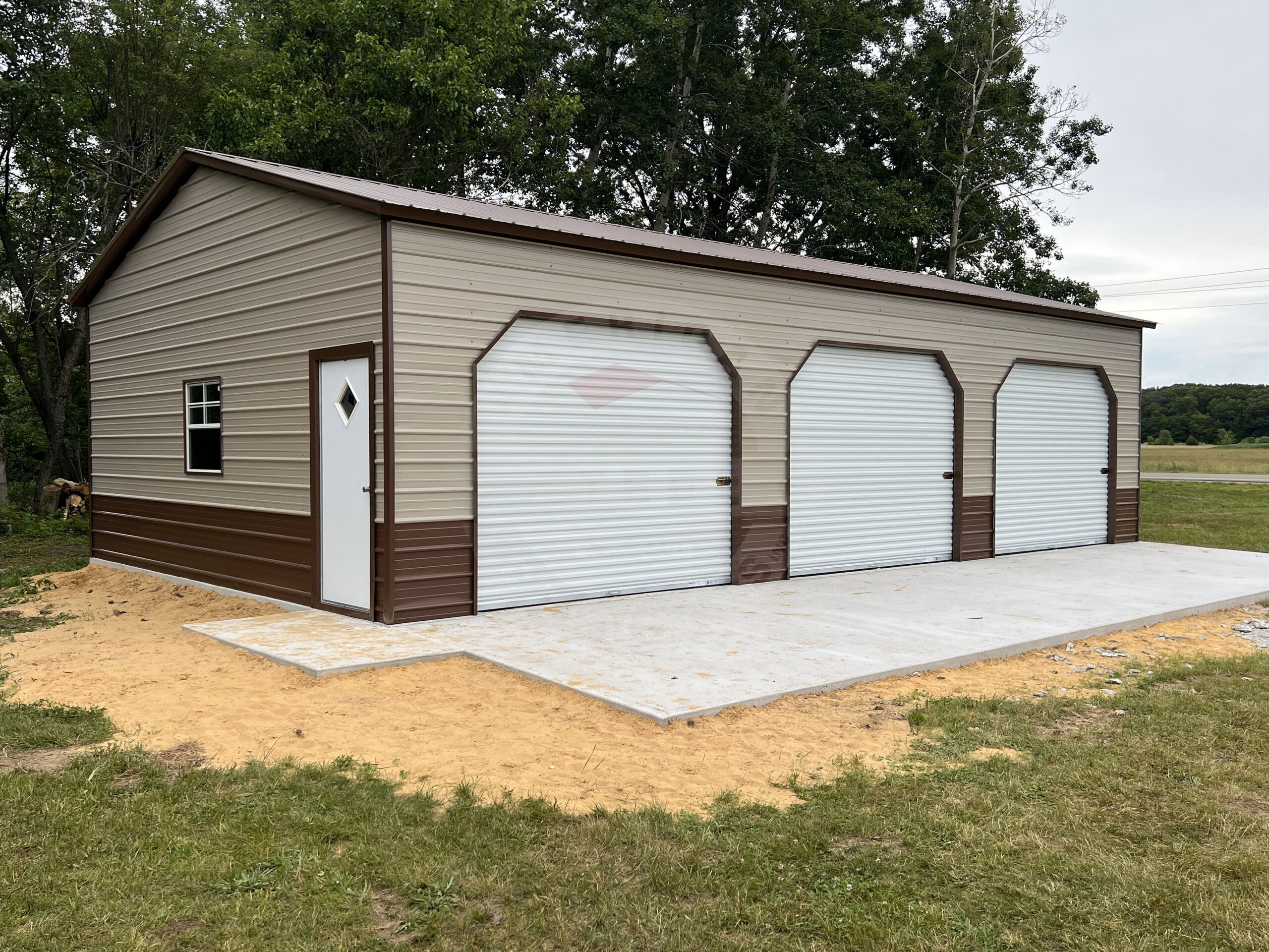 City of Canton OH Steel Metal Garage
