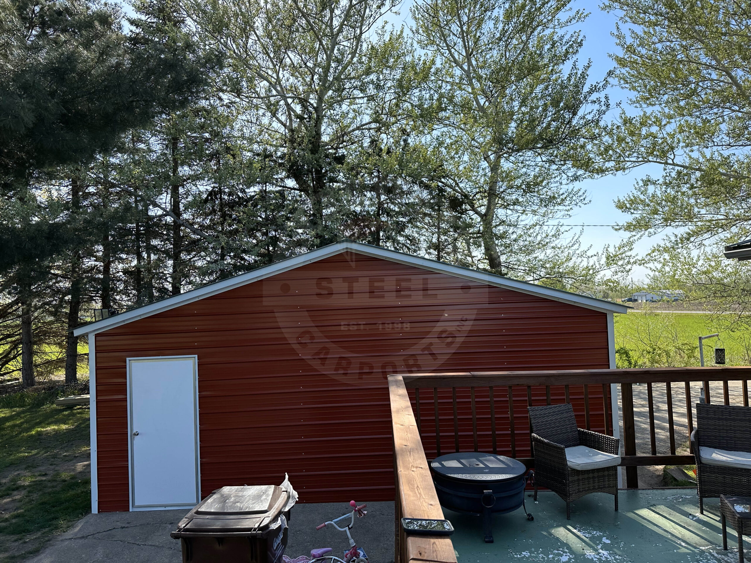 Owenton KY Steel Metal Garage
