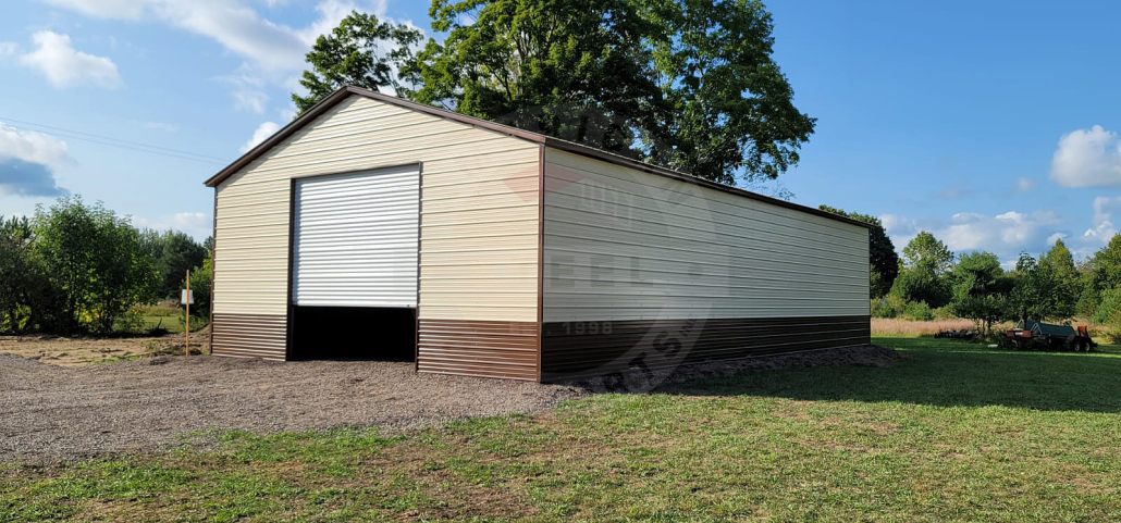 Macomb IL Steel Metal Garage