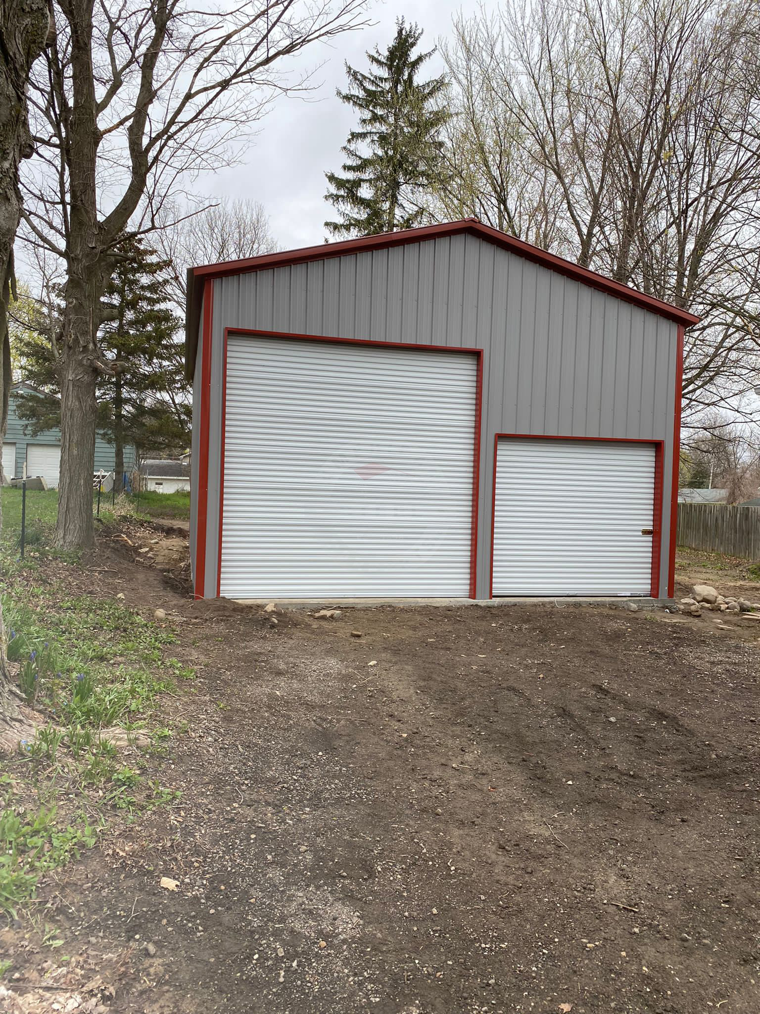 Viroqua WI Steel Metal Garage Building