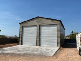 Waukegan IL Steel Metal Garage