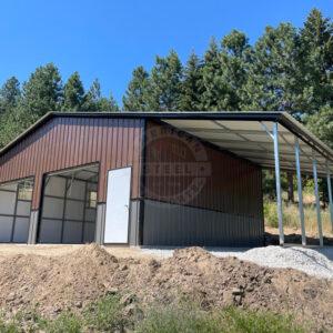 Milwaukee WI Steel Metal Garage Building