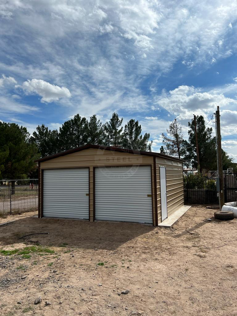 Hillsboro IL Steel Metal Garage
