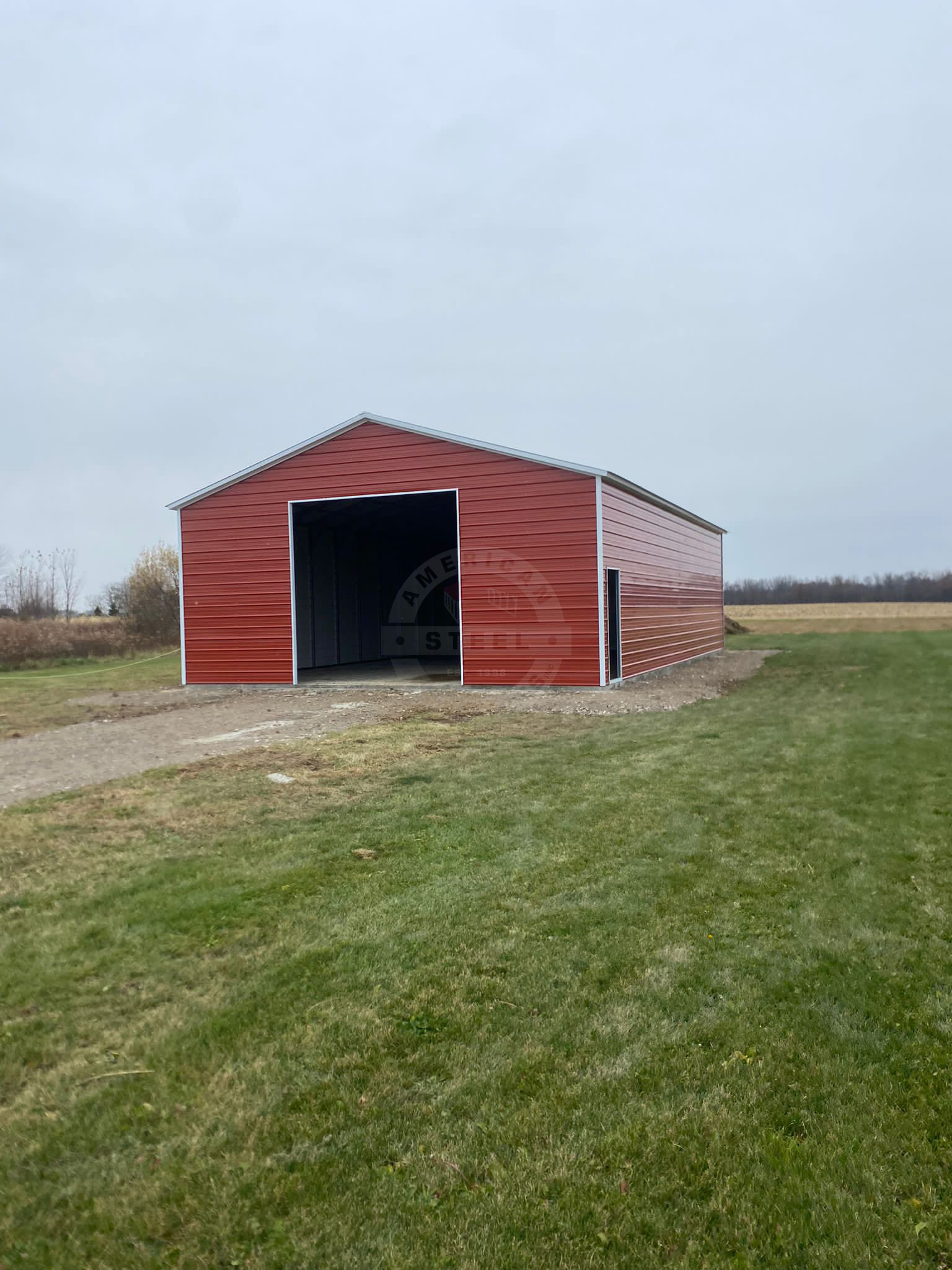 Medford WI Steel Metal Garage Building