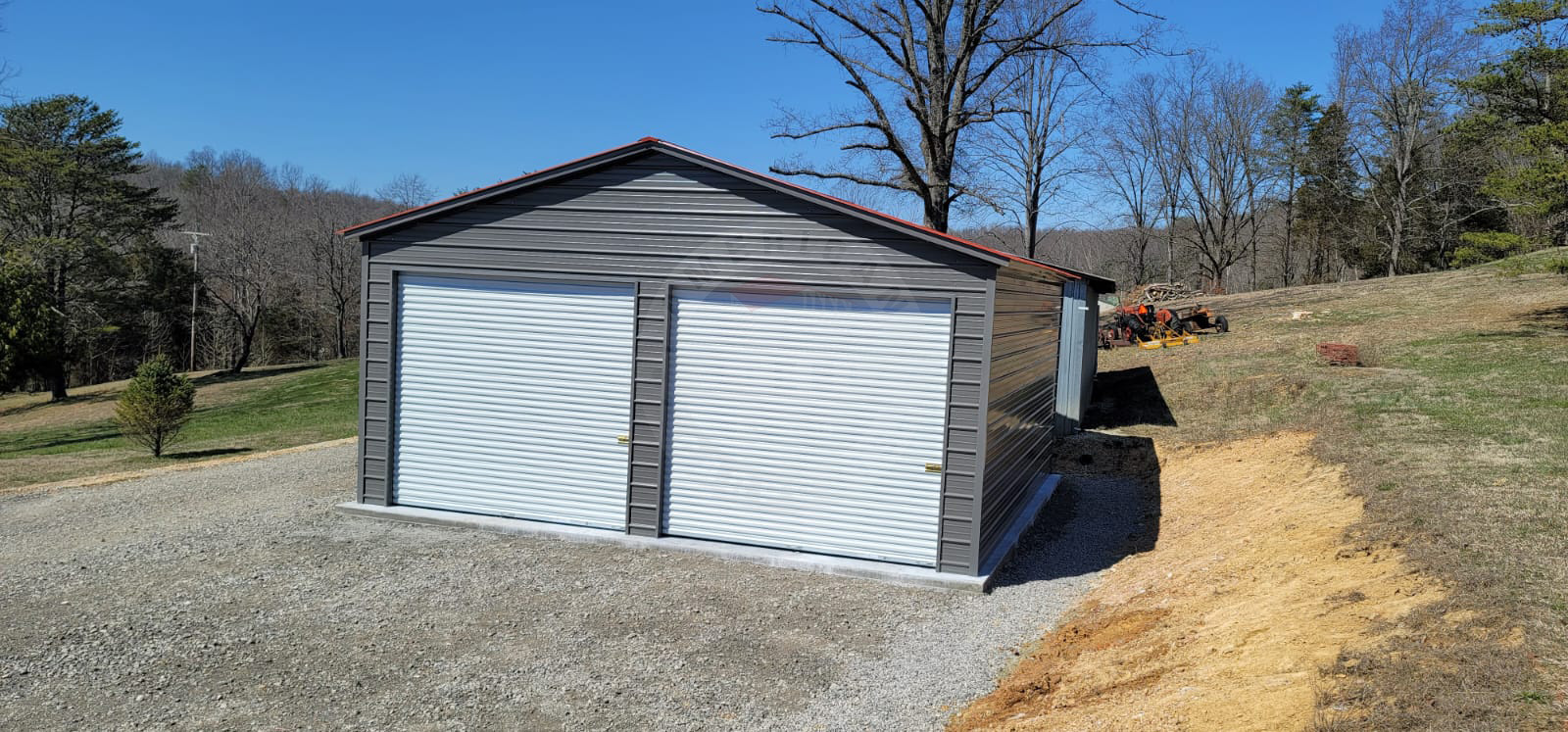 Keshena WI Steel Metal Garage Building