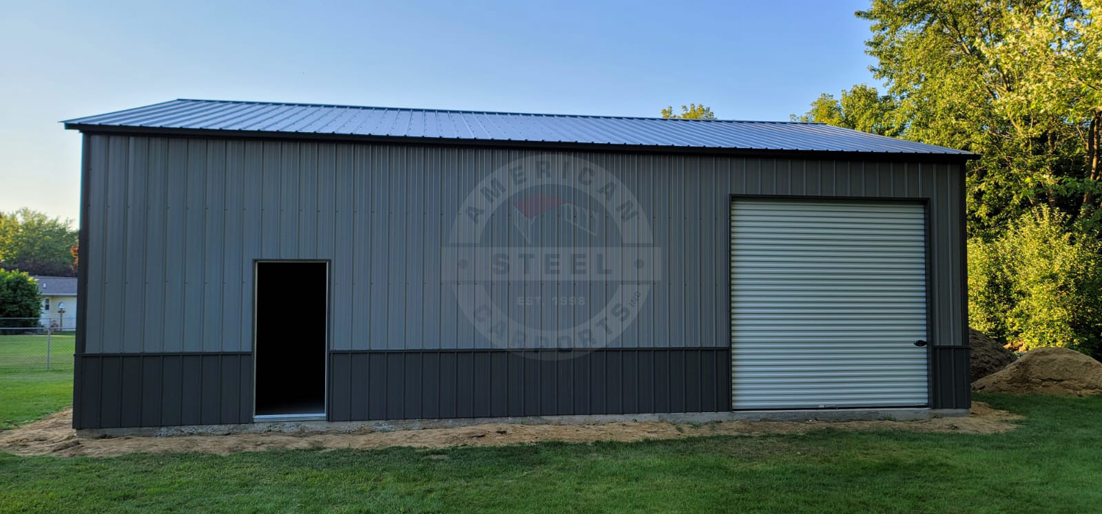 Indianapolis IN Steel Metal Garage