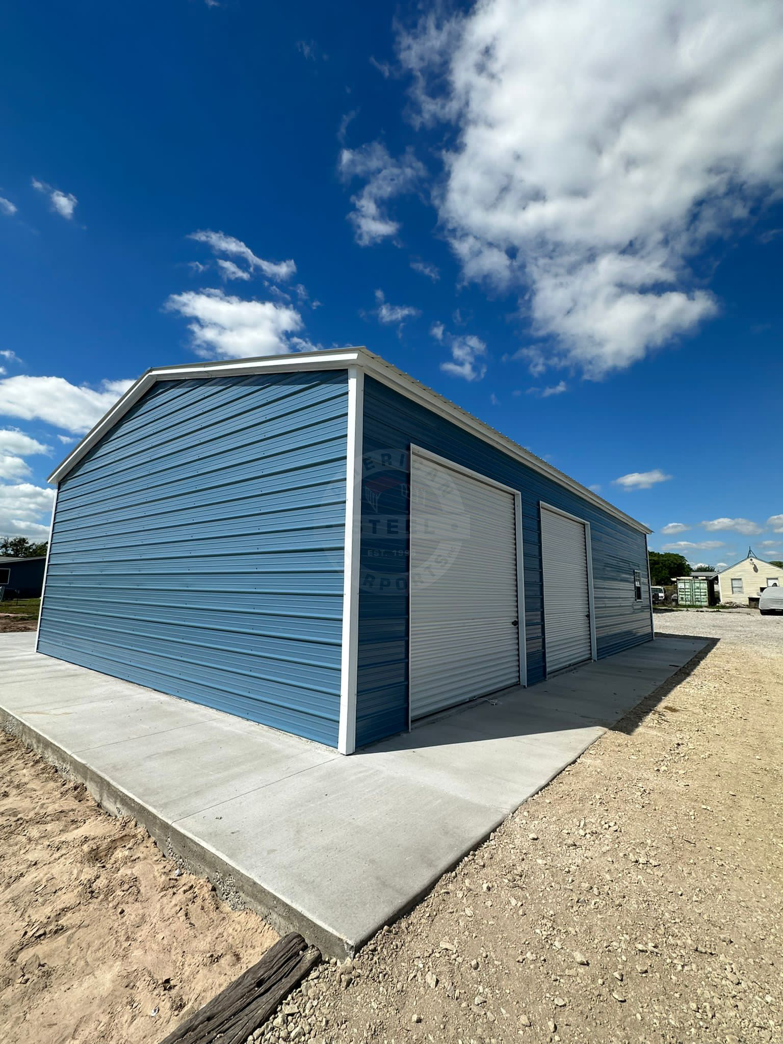 Peoria IL Steel Metal Garage
