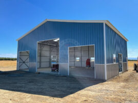 Rhinelander WI Steel Metal Garage Building