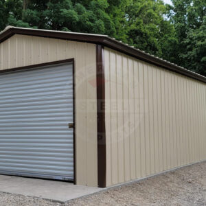 Amery WI Steel Metal Garage