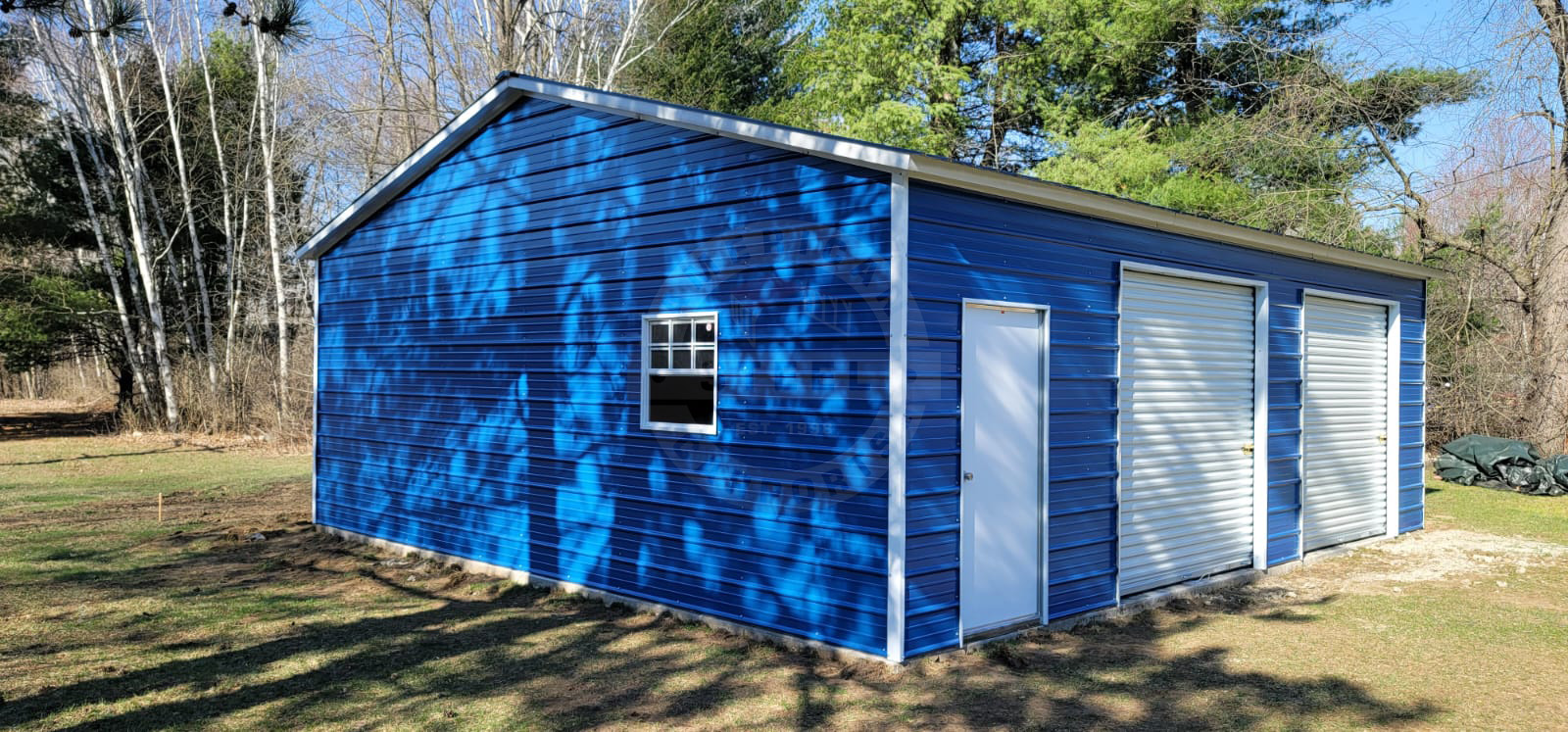 Hayward WI Steel Metal Garage Building