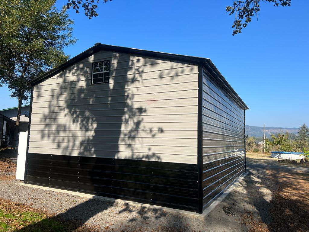 Charleston WV Steel Metal Garage