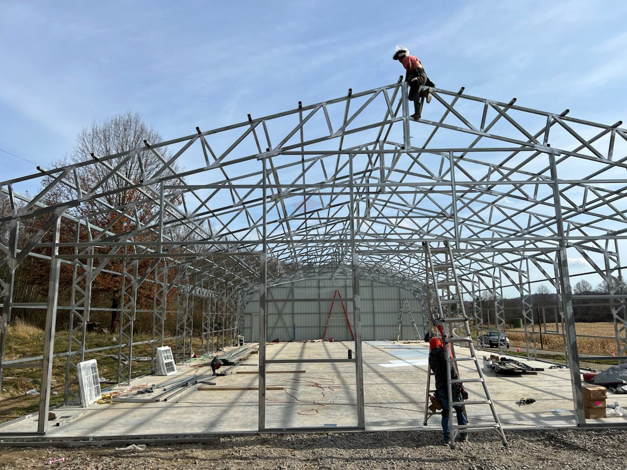 Wisconsin Rapids WI Steel Metal Garage Building