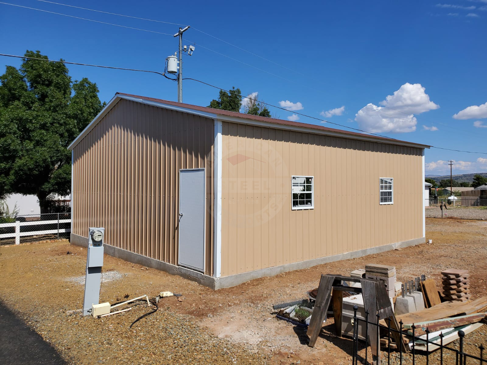 Clarksburg WV Steel Metal Garage