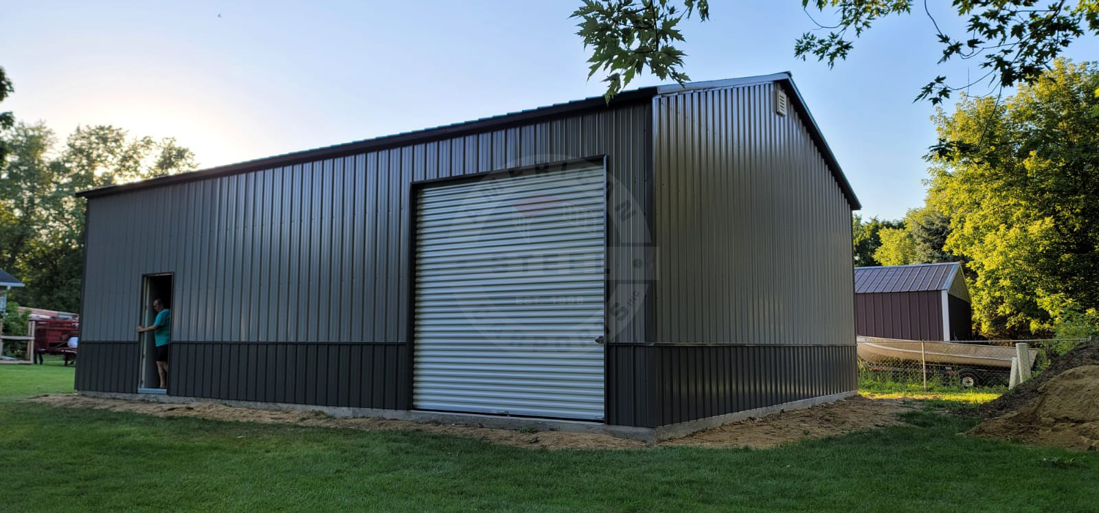 Indianapolis IN Steel Metal Garage