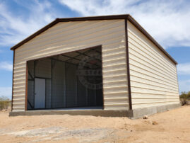 Madison WI Steel Metal Garage Building