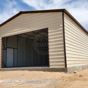 Madison WI Steel Metal Garage Building