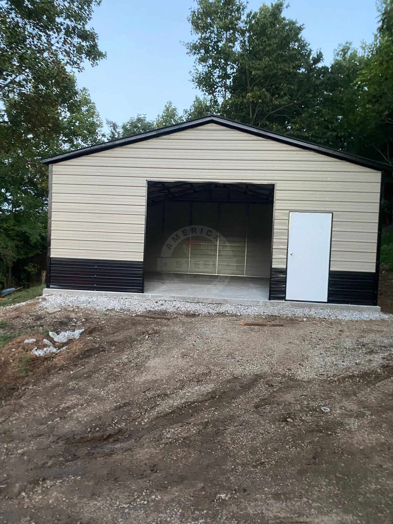 Marinette WI Steel Metal Garage Building