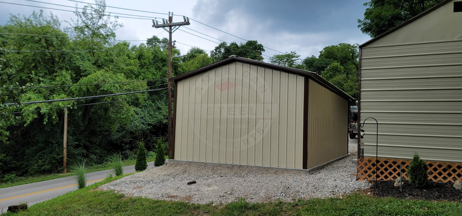Amery WI Steel Metal Garage