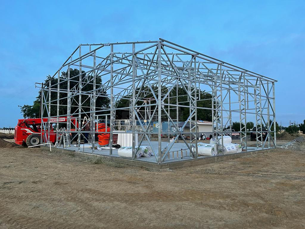 Rhinelander WI Steel Metal Garage Building