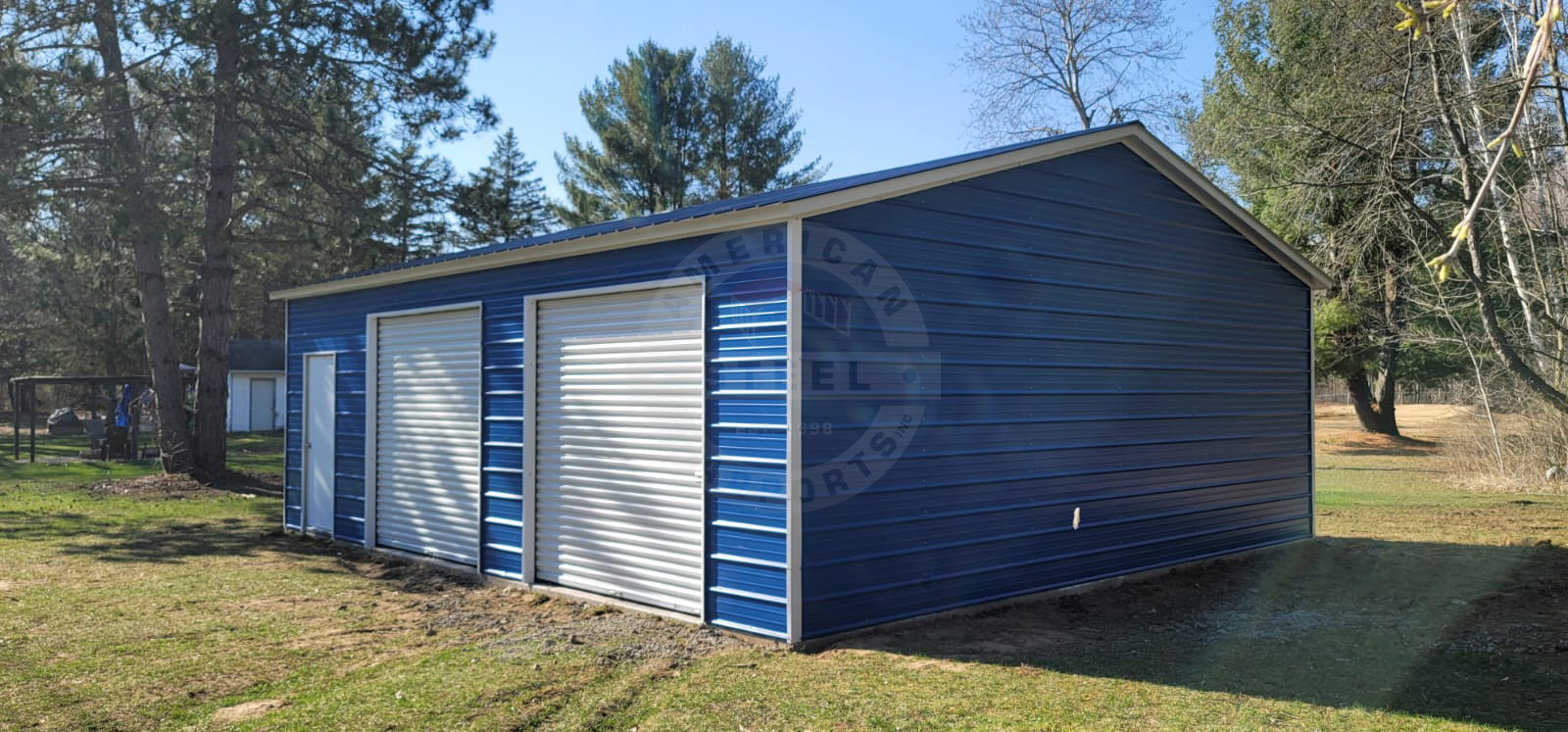 Hayward WI Steel Metal Garage Building