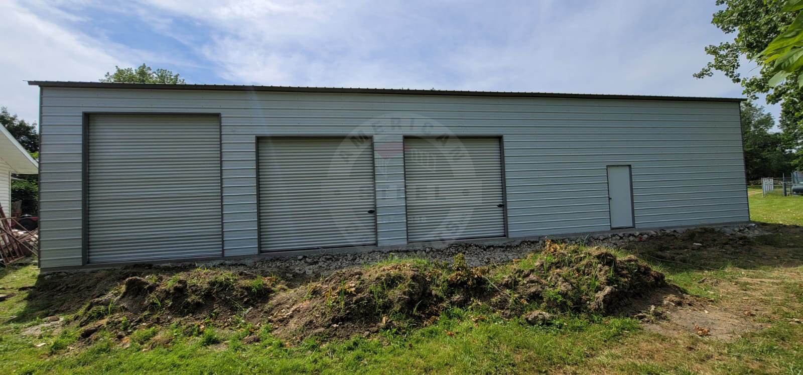 Watertown WI Steel Metal Garage Building