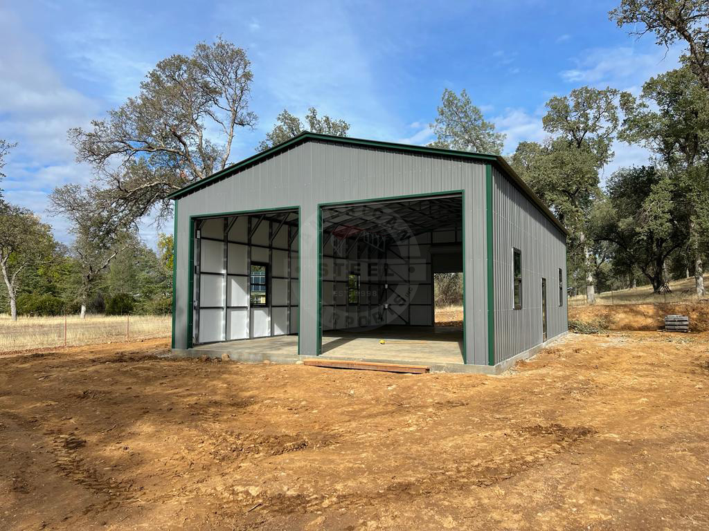 Reedsburg WI Steel Metal Garage Building