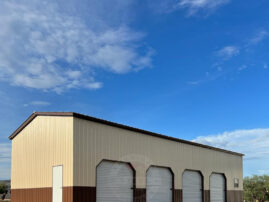Park Falls WI Steel Metal Garage Building