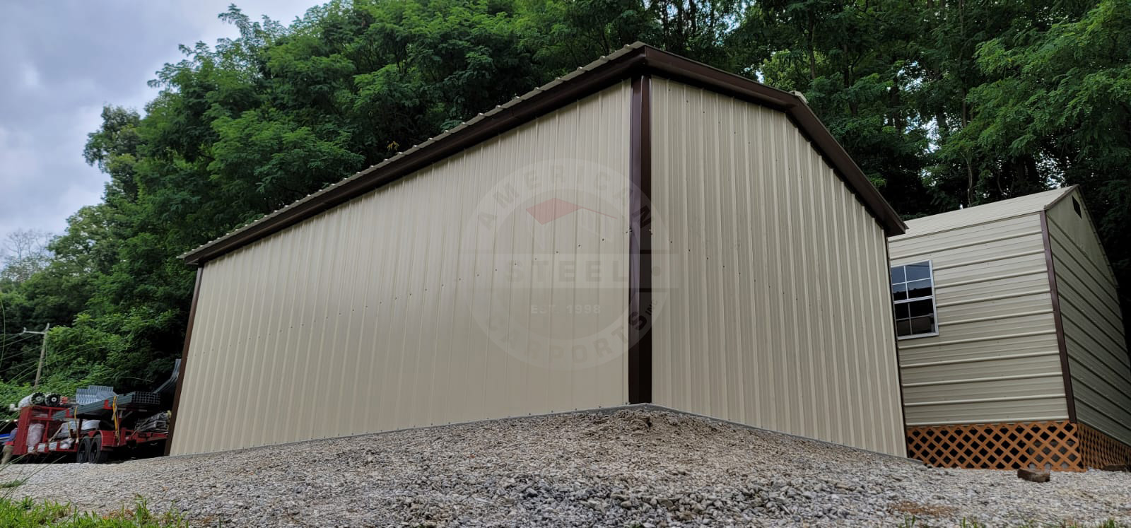 Amery WI Steel Metal Garage