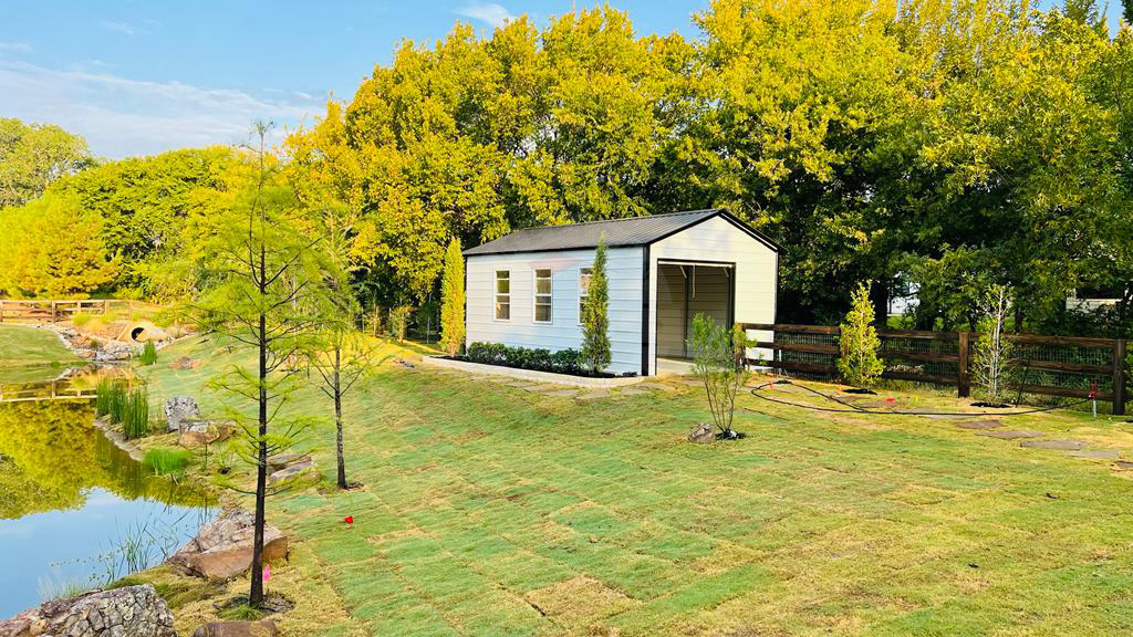 Pittsfield IL Steel Metal Garage