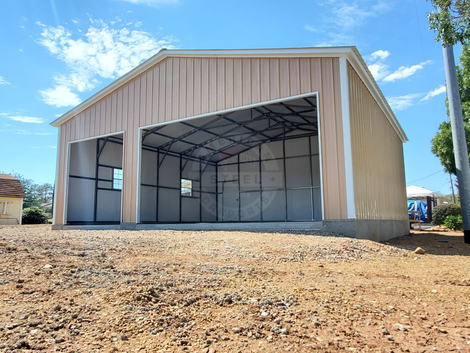 Clarksburg WV Steel Metal Garage
