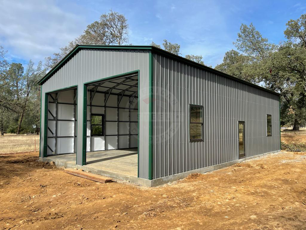 Reedsburg WI Steel Metal Garage Building