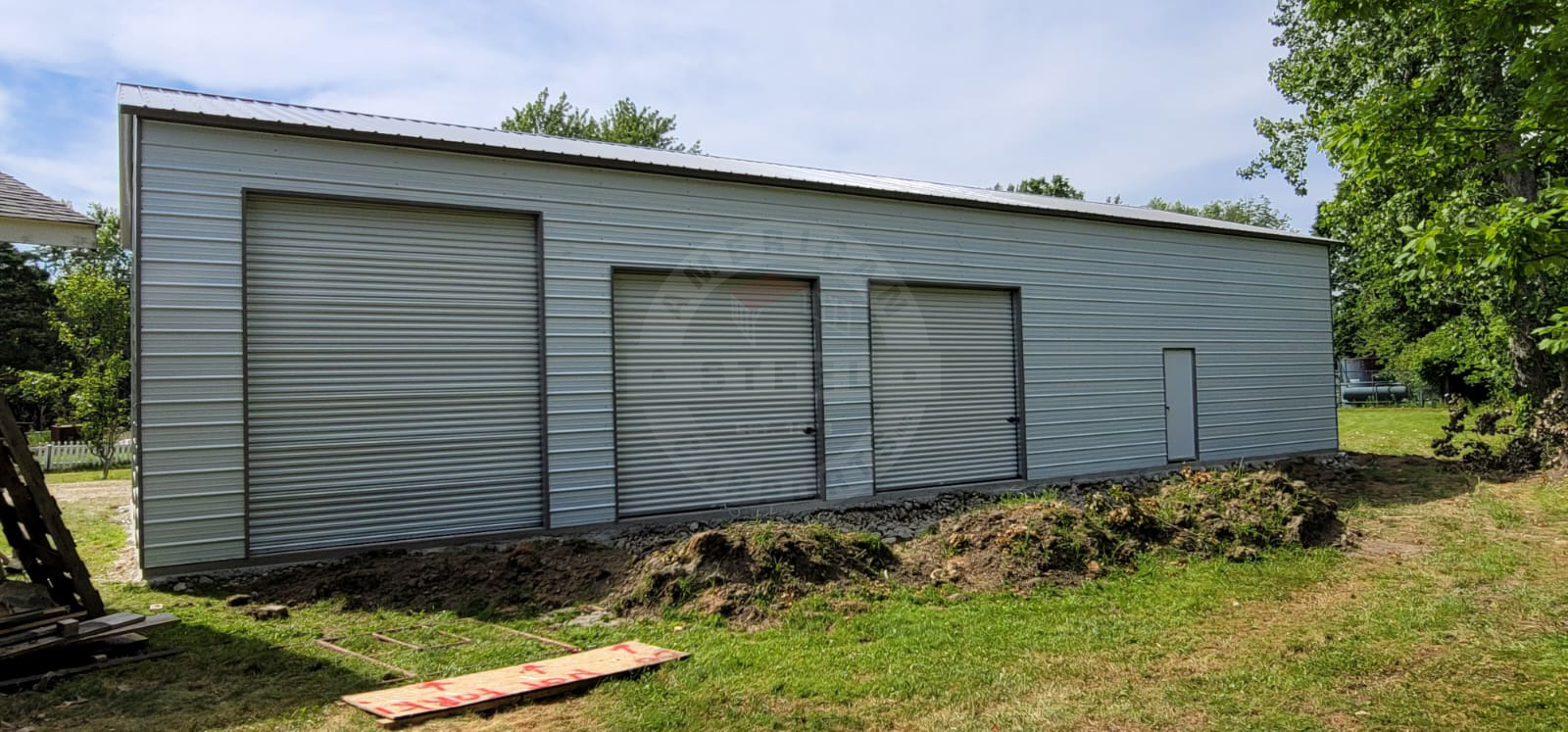Watertown WI Steel Metal Garage Building