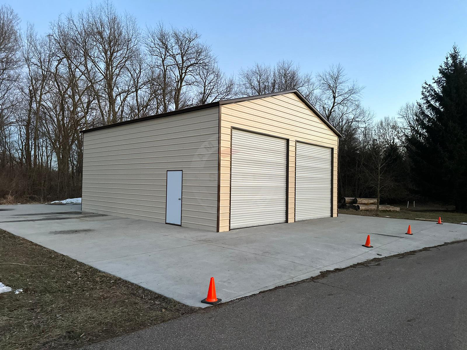 Neillsville WI Steel Metal Garage Building