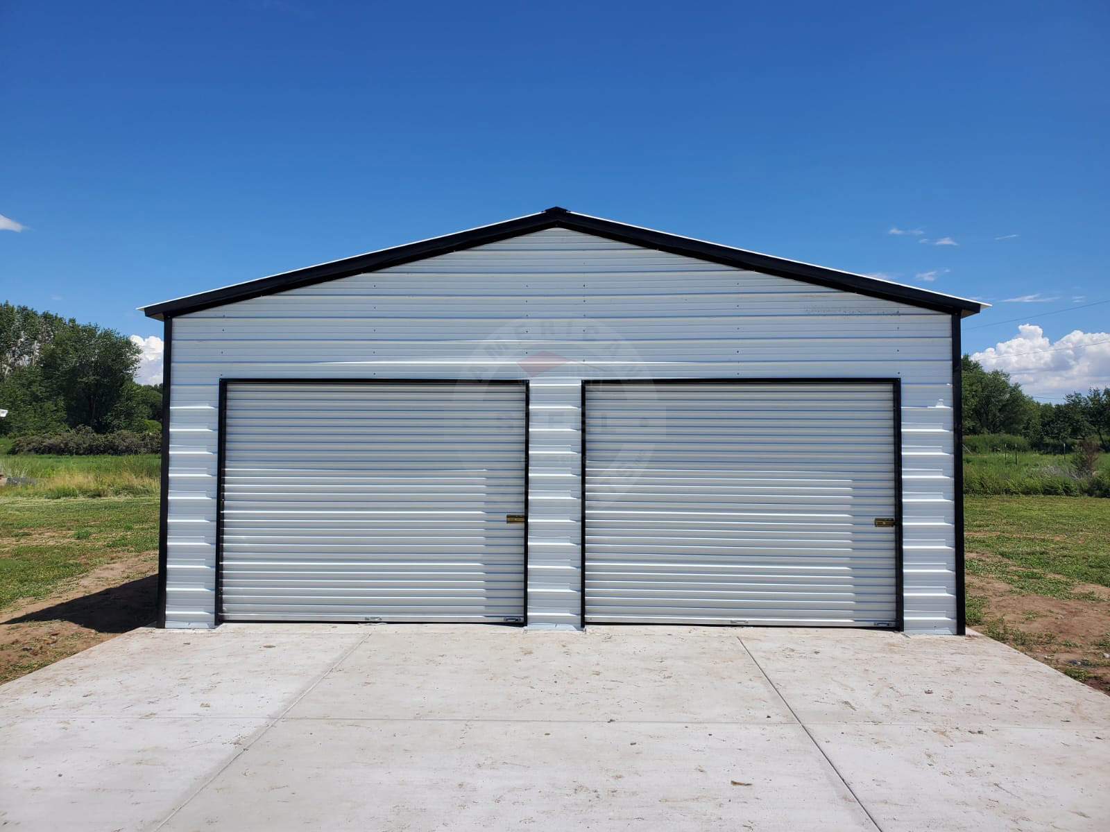 Toledo Illinois Steel Metal Garage