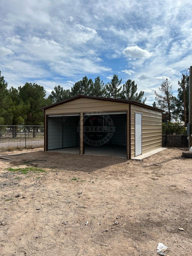 Hillsboro IL Steel Metal Garage