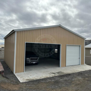 Chicago IL Steel Metal Garage