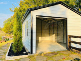 Pittsfield IL Steel Metal Garage