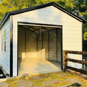Pittsfield IL Steel Metal Garage