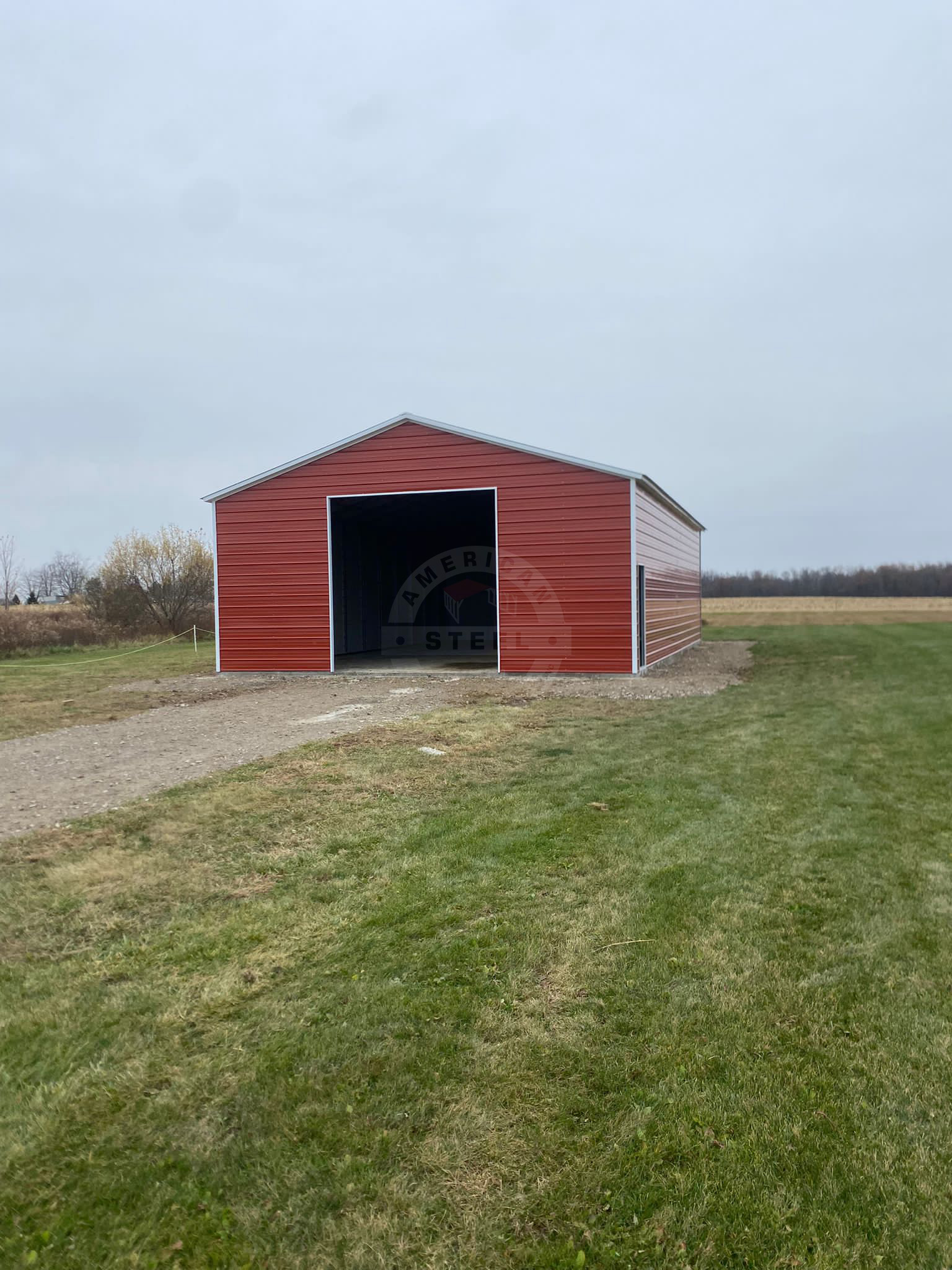 Medford WI Steel Metal Garage Building
