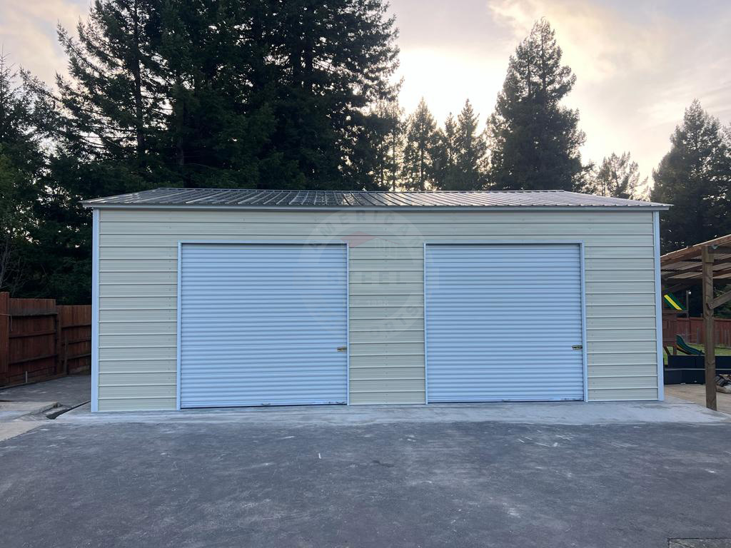 Streator IL Steel Metal Garage