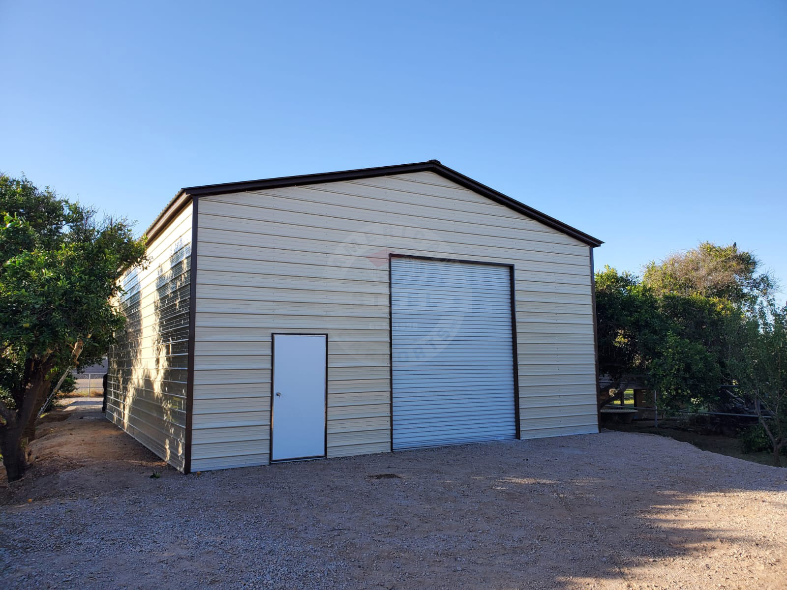 Waupaca WI Steel Metal Garage Building