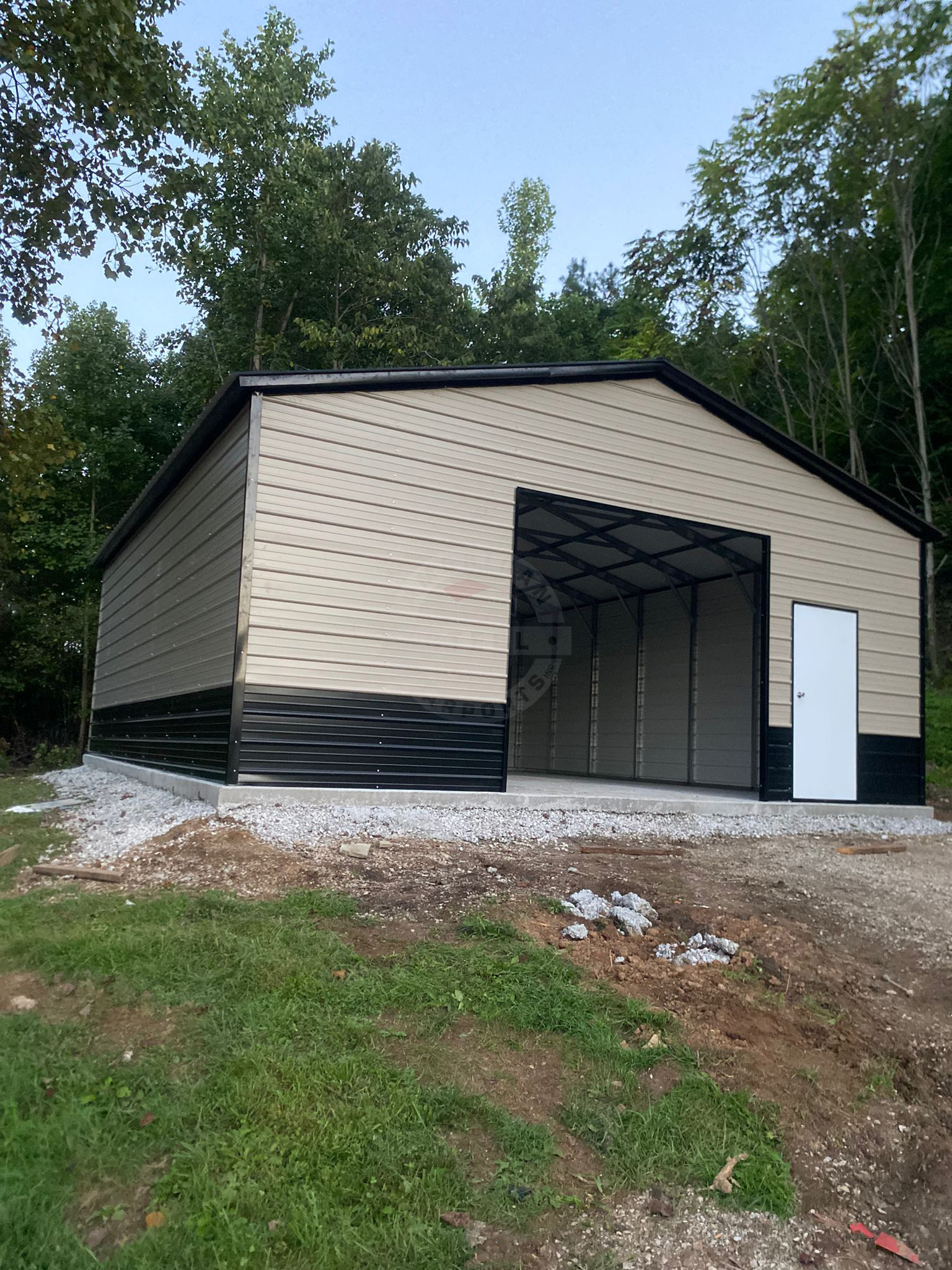 Marinette WI Steel Metal Garage Building