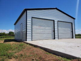 Toledo Illinois Steel Metal Garage