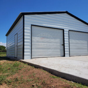 Toledo Illinois Steel Metal Garage